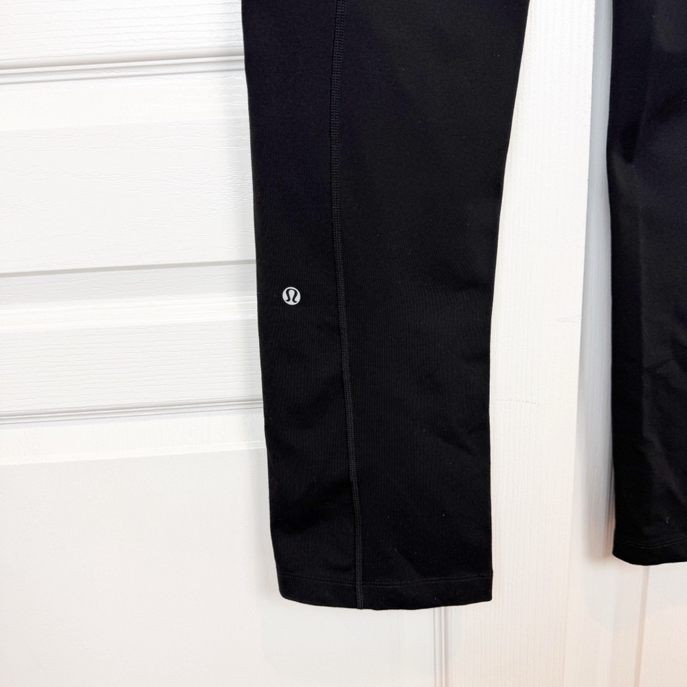 Lululemon Straight-Up Pant Black Full-On Luon Size 8 - Picture 6 of 6